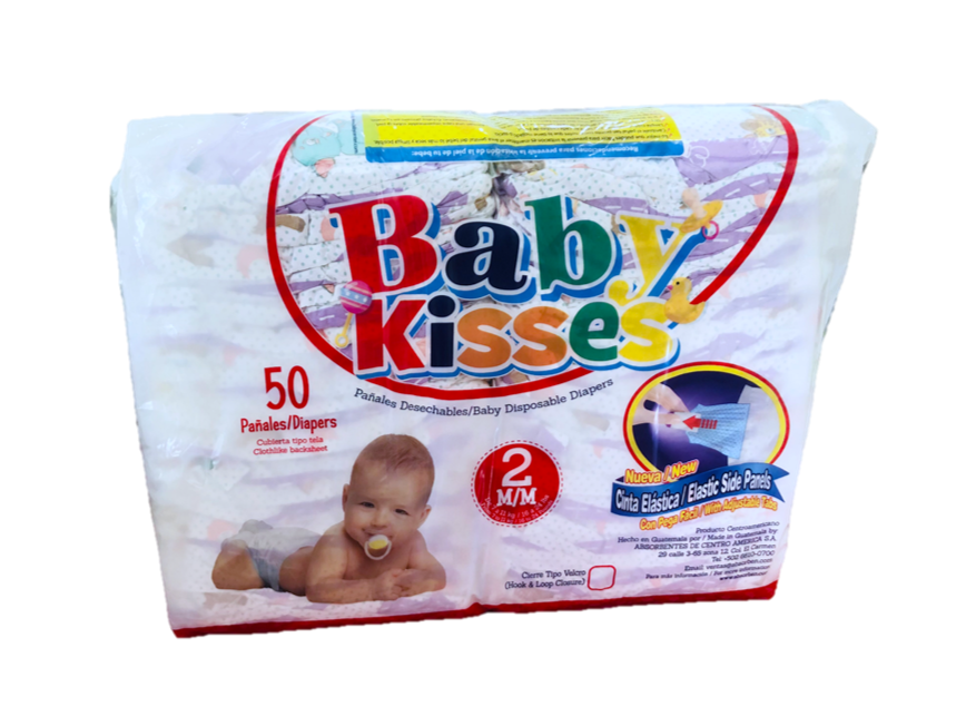 Pañal Baby Kisses - 50 unidades